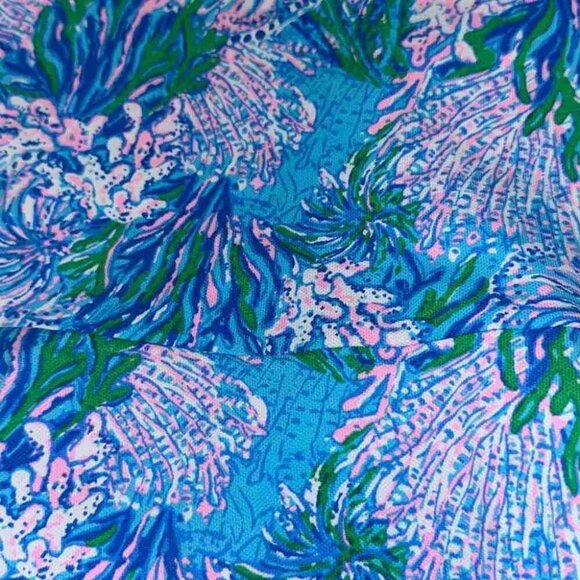 LillyPulitzer Zadora High Rise Skort Las Olas Aqua Strong Current Sea XS - Picture 5 of 5
